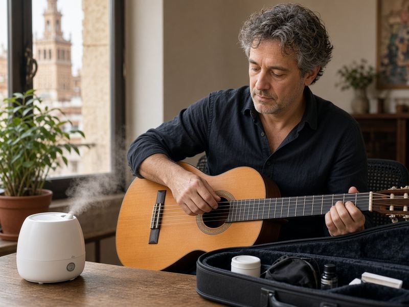 Instrument care at Goodsbloom Studio